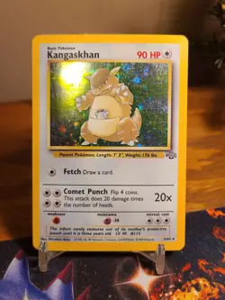 Pokemon TCG Kangaskhan Jungle Holo Card 5/64 Unlimited Rare MP - Image 1