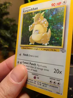 Pokemon TCG Kangaskhan Jungle Holo Card 5/64 Unlimited Rare MP - Image 2