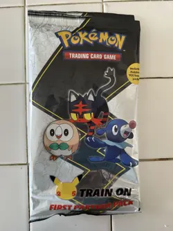 Pokemon First Partner Pack Alola Three Jumbo Cards 2 TCG Boosters New Sealed 820650809620 - Image 1
