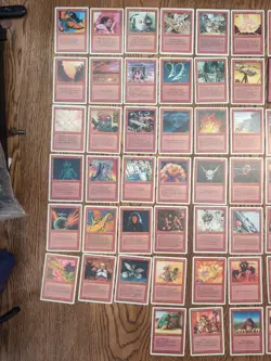 Magic The Gathering 53 Red Cards No Duplicates M/NM - Image 2