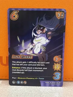 My Hero Academia Universus Luna Tijeras Secret Rare 185/180 MHA07 TCG Card Foil - Image 1