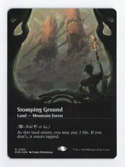 Stomping Ground Borderless Foil R Edge of Eternities MTG Card TCG NM - Image 1