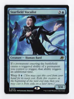 Starfield Vocalist Foil Rare Edge of Eternities MTG Card TCG NM - Image 1