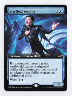 Starfield Vocalist Extended Art Normal R Edge of Eternities MTG Card TCG NM - Image 1