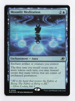 Moonlit Meditation Foil Rare Edge of Eternities MTG Card TCG NM - Image 1