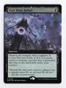 Zero Point Ballad Extended Art Foil Rare Edge of Eternities MTG Card TCG NM - Image 1