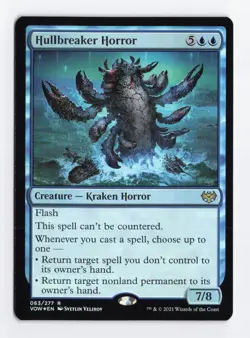 Hullbreaker Horror Foil R Innistrad: Crimson Vow MTG Card TCG NM - Image 1