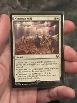 Akroma's Will Commander: Modern Horizons 3 Regular - Image 1