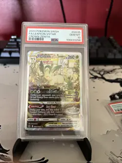 Crown Zenith: Galarian Gallery Leafeon VSTAR Card #GG35/GG70 PSA 10 - Image 1