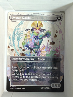 MTG The Legend of Kyoshi 0358 Regular (Borderless) Avatar TLA NM - Image 2