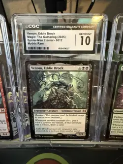 MTG Spider-Man Gwen Stacy Eddie Brock Miles Morales Mythic Rare CGC 10 Gem Mint - Image 3