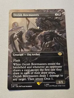 Orcish Bowmasters (Borderless) Universes Beyond: the Lord of the Rings LP - Image 1
