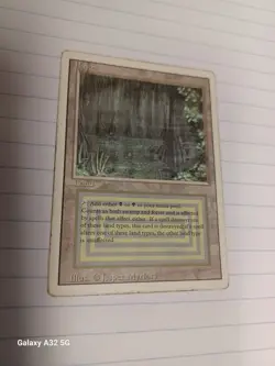 MTG Bayou Revised Edition Regular Rare Dual Land - Image 1