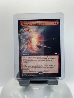 MTG, Planetary Annihilation (Extended Art) $3 ORDER MIN - Regular - EOE - Edge o - Image 1