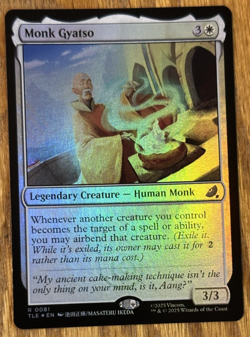 MTG: Avatar: The Last Airbender Eternal-Legal, Monk Gyatso - Foil - Image 1