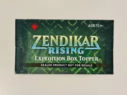 Sealed Zendikar Rising Expedition Box Topper Magic the Gathering MTG! - Image 1