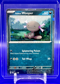 Wooper Black Star Promo Cosmos Holo 041 Pokemon Scarlet and Violet - Image 1