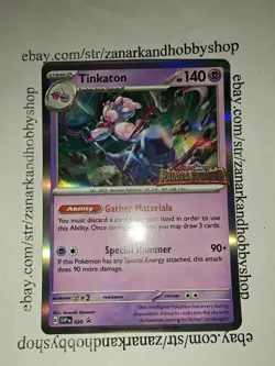Pokemon Tinkaton SVP020 Black Star Promo NM - Image 2