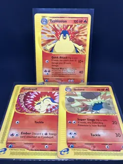 2002 Pokemon TCG Typhlosion #64/165 Expedition Base Set Non Holo Rare eReader - Image 1