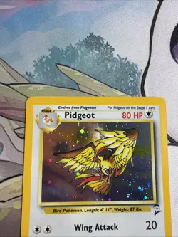 2000 Pokemon TCG Pidgeot Holo 14/130 Rare Base Set 2 - Image 2