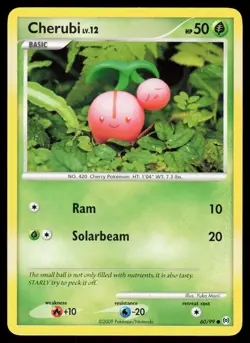 Cherubi 60/99 Common Pokemon Arceus MP - Image 1