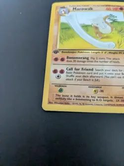 Pokemon TCG Marowak Jungle 39/64 Regular 1st Edition Uncommon - Image 2