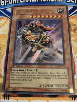Yugioh Gilford the Legend SD5-EN001 1st Edition NM - Image 1