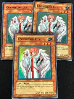 YUGIOH COUNSELOR LILY TDGS-EN081 SUPER X3 (NM) - Image 1