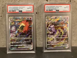 PSA10 Set Charizard & Mewtwo SAR VSTAR Universe Pokemon Card Japanese - Image 1