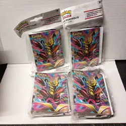 NEW Lot (4) Pokemon Lost Origin BOOSTER PACKS w/ Mini Portfolio (holds 60 Cards) - Image 2