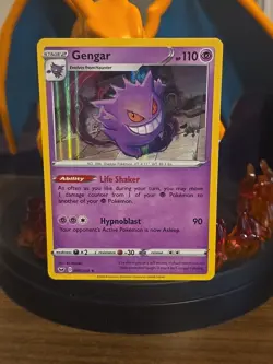 Pokemon Gengar Holo Rare Card 085/202 Swsh01: Sword & Shield Base Set - Image 2