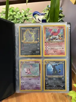 Vintage Pokemon Card Binder Collection Lot 1st Editions Charizard WOTC Neo - Image 1