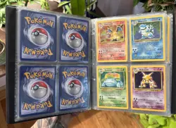 Vintage Pokemon Card Binder Collection Lot 1st Editions Charizard WOTC Neo - Image 3
