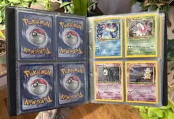 Vintage Pokemon Card Binder Collection Lot 1st Editions Charizard WOTC Neo - Image 4