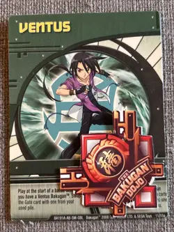 Bakugan: Battle Brawlers|Ventus 🟢 Green Ability Card | 11/15a - Image 2