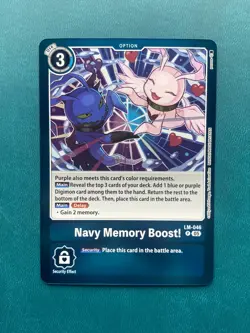 Navy Memory Boost! LM-046 Promo LM-06 Billion Bullet Digimon Card Game x1 - Image 1