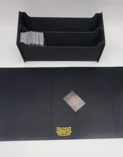 Dragon Shield Magic Carpet XL 1100 Card Capacity Black Magnetic Leather Storage - Image 4