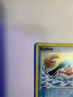 Krabby - 54/100 - Pokemon Crystal Guardians Reverse Holo Card NM - Image 2