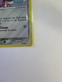 Lairon - 36/100 - Uncommon Reverse Holo Ex Crystal Guardians Poor Pokemon Card - Image 4