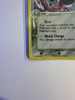 Lairon - 36/100 - Uncommon Reverse Holo Ex Crystal Guardians Poor Pokemon Card - Image 5