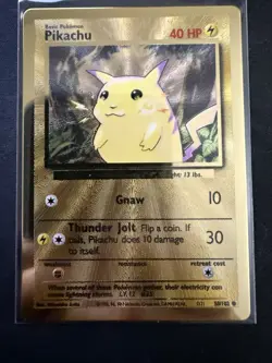 Pikachu - (Celebrations Metal Card) 058/102 Miscellaneous Cards & Products Holo - Image 1