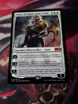 Magic: The Gathering Ajani, Strength of the Pride ~ Core Set 2020 - M20 002/280 - Image 1