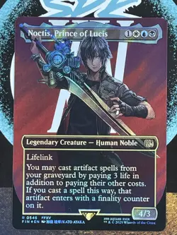 Noctis, Prince of Lucis (Borderless) (Surge Foil) Final Fantasy Foil - Image 1