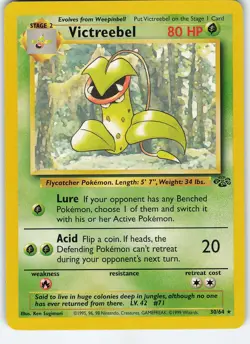 Victreebel 30/64 Jungle Rare Unlimited LP Pokemon TCG - Image 1