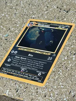 Pokemon TCG Umbreon Neo Discovery First Edition Holo Rare Fan Art - Image 3
