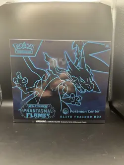 Pokemon Mega Evolution Phantasmal Flames Pokemon Center Elite Trainer Box Sealed - Image 1