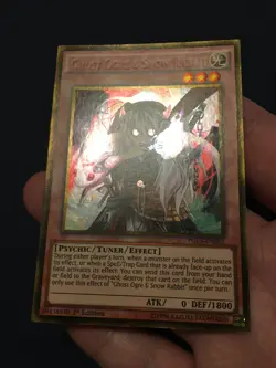 Yu-Gi-Oh PGL3-EN052 Ghost Ogre & Snow Rabbit Gold Rare No Name Misprint Error NM - Image 4