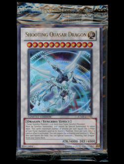 YuGiOh Shooting Quasar Dragon JUMP-EN055 Ultra Rare Shonen Jump Promo SEALED - Image 1
