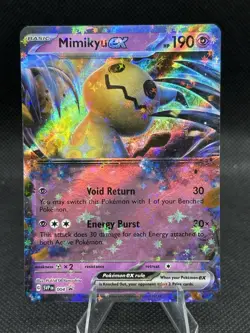 Pokemon Mimikyu EX Ultra Rare Holo Promo Card #4 Scarlett & Violet - Image 1