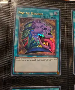 yugioh misprint name shift ra01 1st pot of desires ultra - Image 1